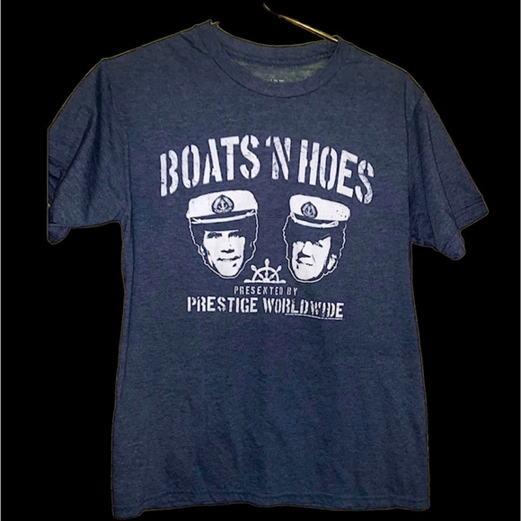 Step Brothers Movie single-sided graphic T-shirt Sz M prestige worldwide Comedy - Picture 4 of 5